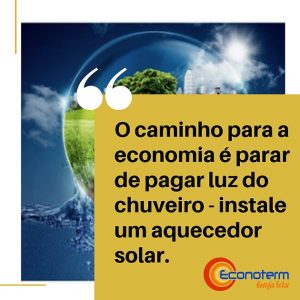 aquecedor solar para chuveiro